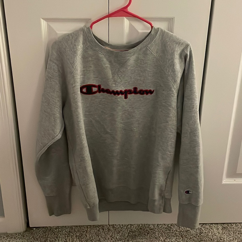 Gray champion sweatshirt